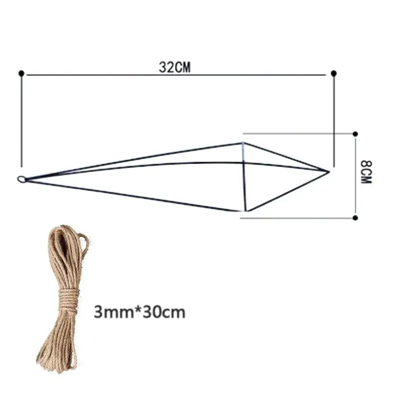 Metal Geometric Hanging Plant Pot