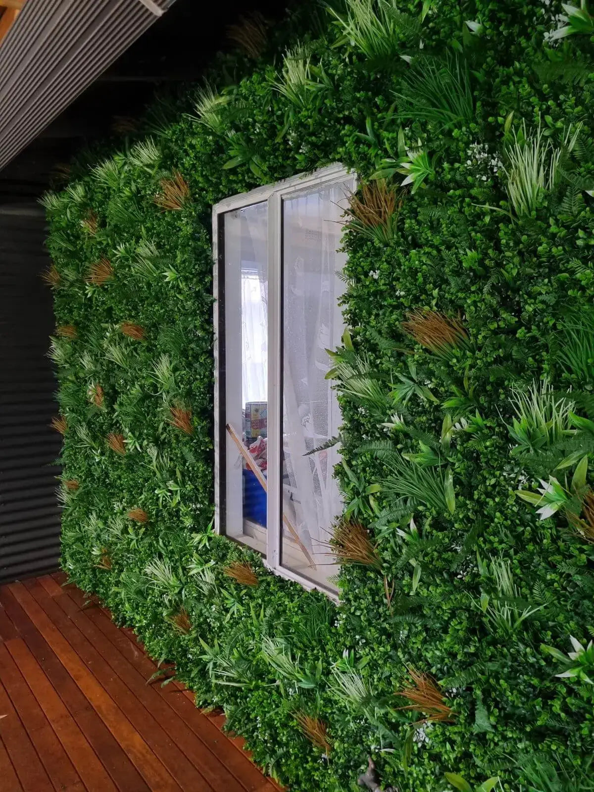 Sample Panel of Wild Tropics Artificial Vertical Garden (Small Sample) Commercial Grade UV Resistant