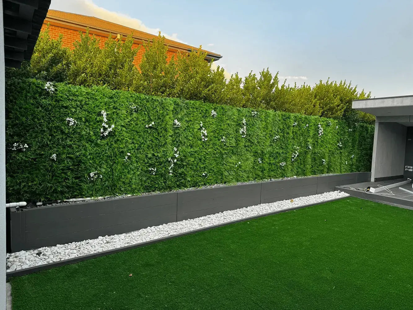 Sample Panel of Lush Fern Artificial Green Wall (Small Sample) Commercial Grade UV Resistant