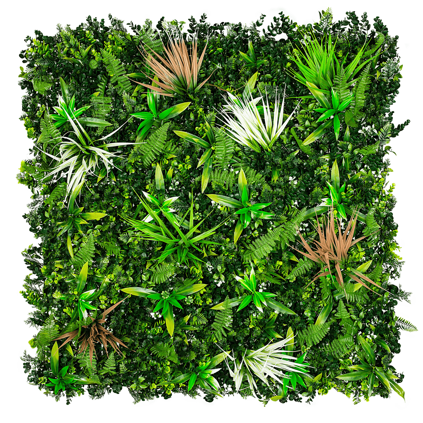 Sample Panel of Wild Tropics Artificial Vertical Garden (Small Sample) Commercial Grade UV Resistant