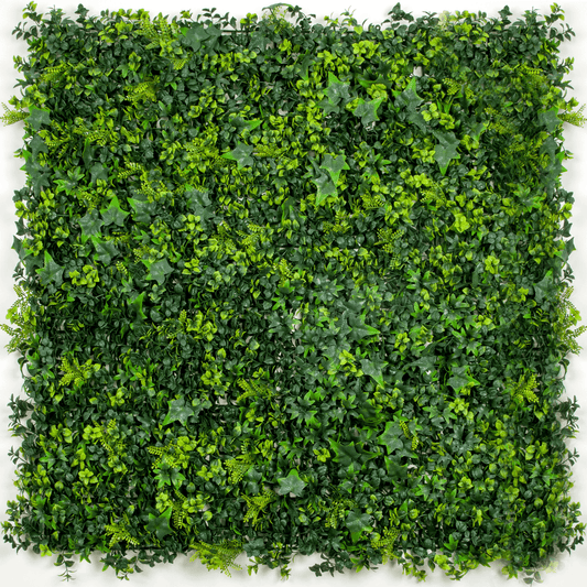 Sample Panel of Mixed Ivy Artificial Green Wall (Small Sample) Commercial Grade UV Resistant