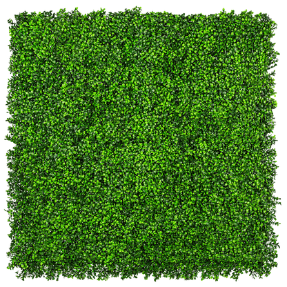 Sample Panel of Premium Bright Artificial Boxwood Wall (Small Sample) Commercial Grade UV Resistant