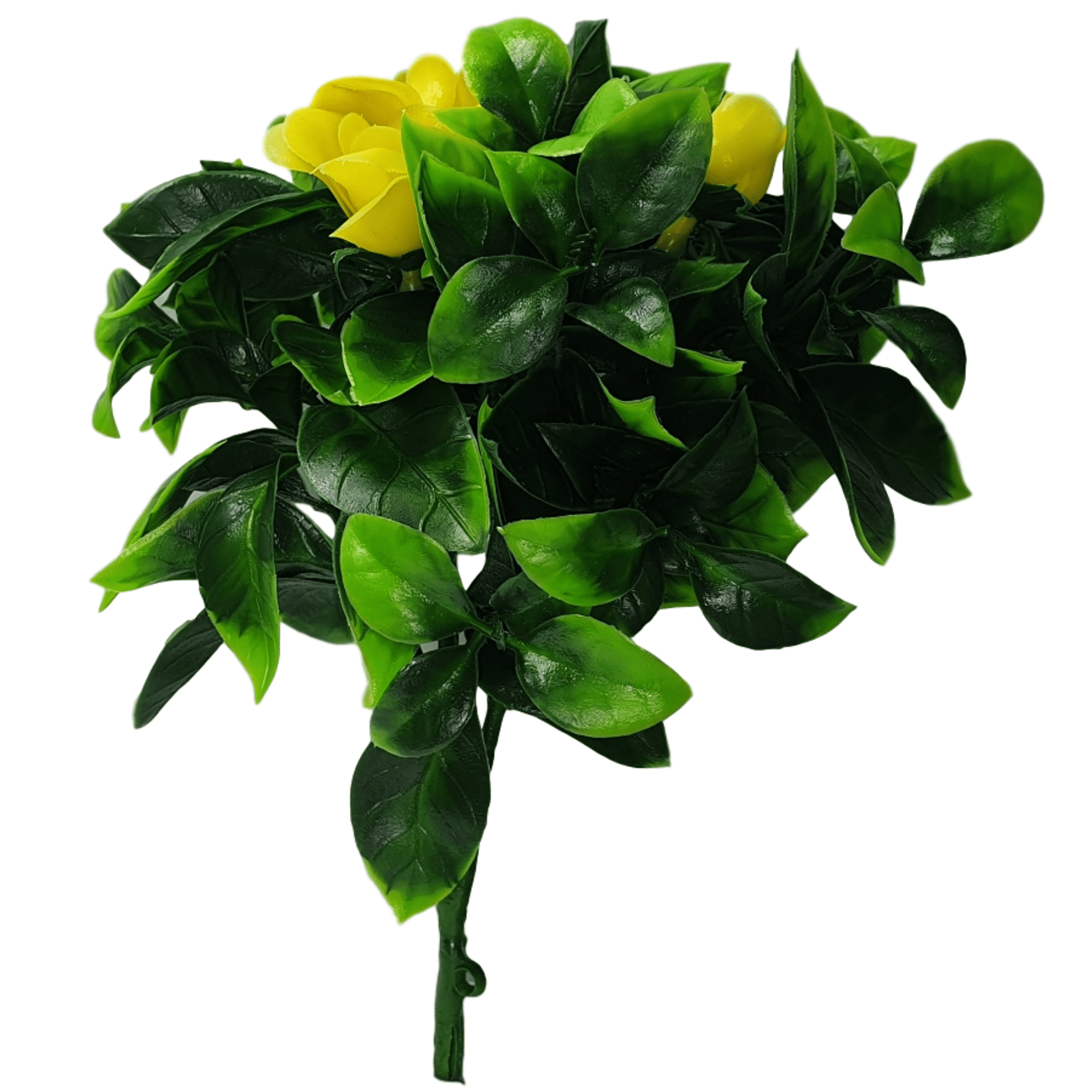 Artificial Yellow Bougainvillea Flower Stem 12"