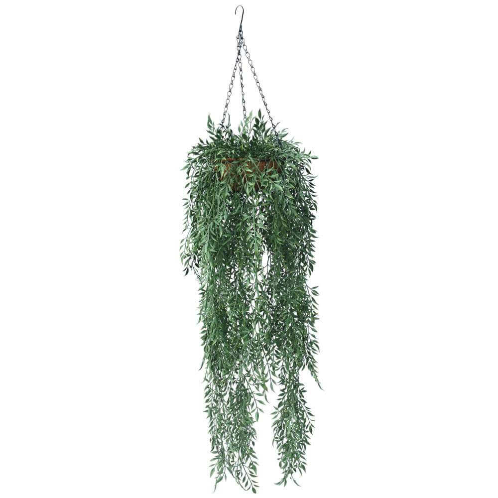 Artificial Fern Hanging Basket UV Resistant