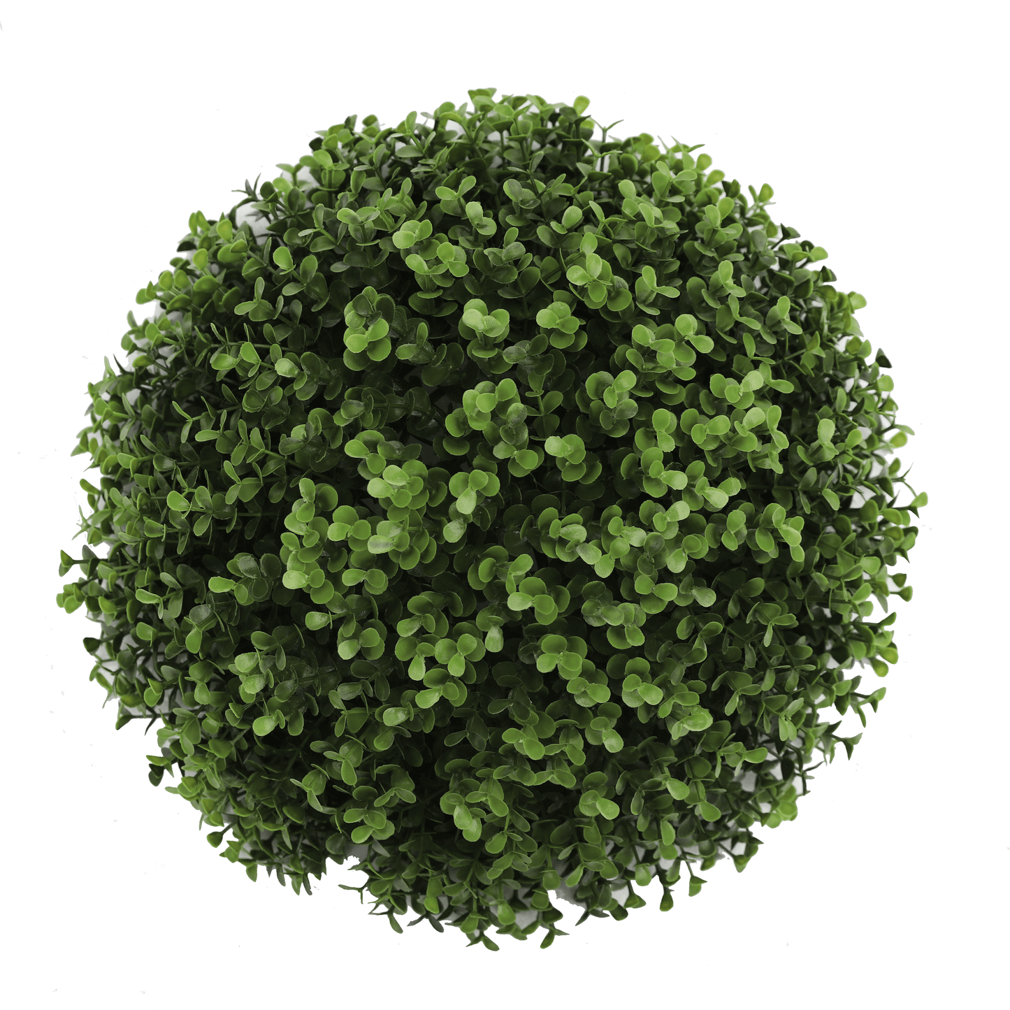 Natural Green Artificial Buxus Topiary Ball 11" UV Resistant Set of 2