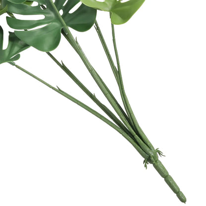 Artificial Monstera Split Leaf Philodendron Plant Stem 24" UV Resistant (Outdoor Proof)