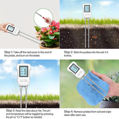 3-In-1 Soil Moisture Meter