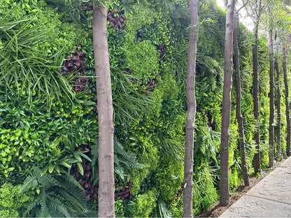 Luxury Country Fern Artificial Vertical Garden 40" x 40" 11SQ FT Commercial Grade UV Resistant