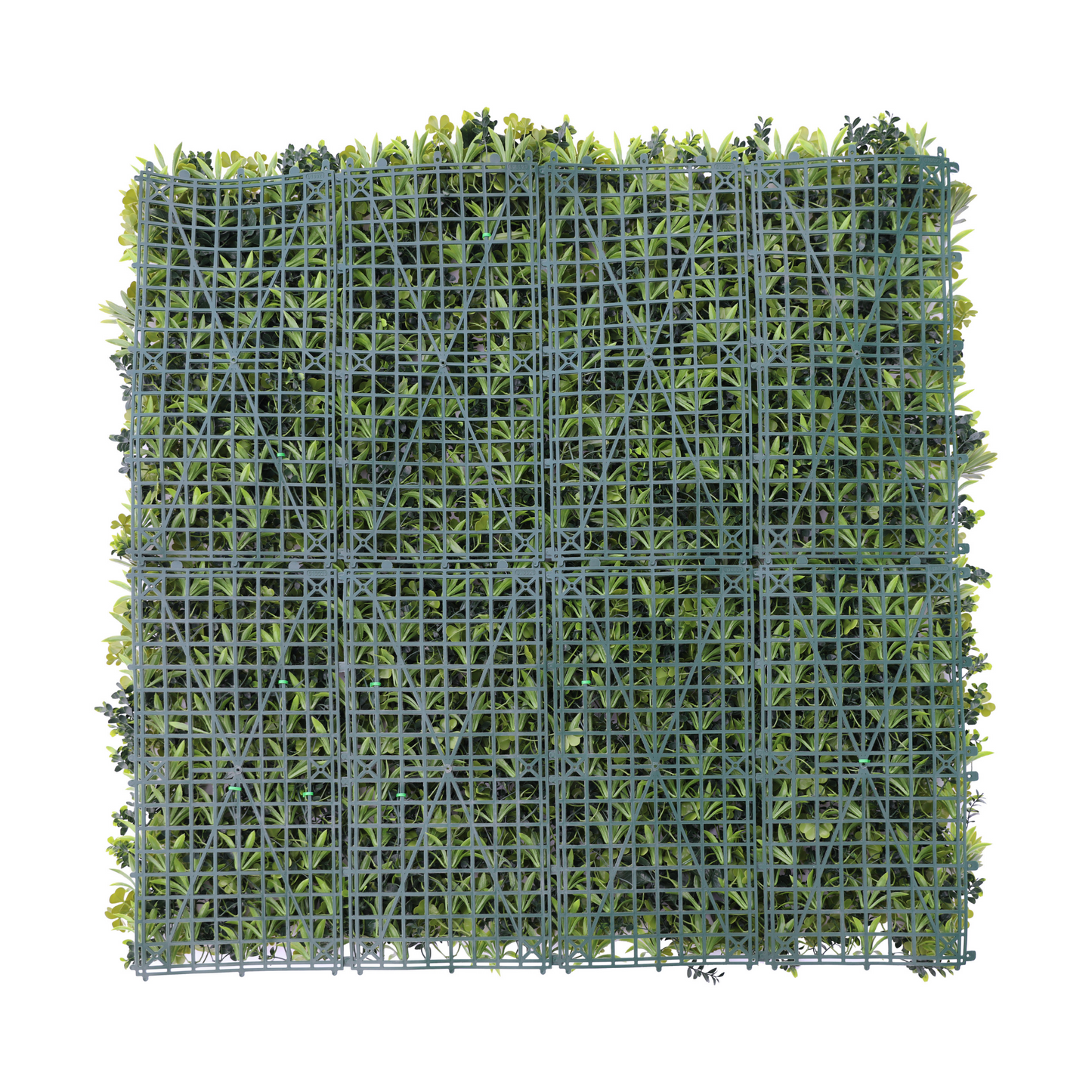 Sample Panel of White Oasis Artificial Vertical Garden (Small Sample) Commercial Grade UV Resistant