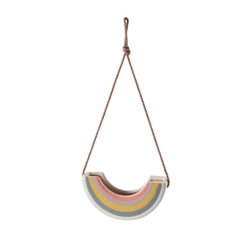 Rainbow Hanging Planter