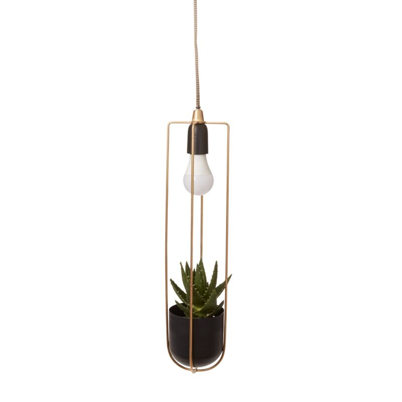 Kol Hanging Planter with Grow Light