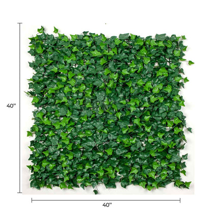 Artificial Boston Ivy Green Wall 33SQ FT Commercial Grade UV Resistant