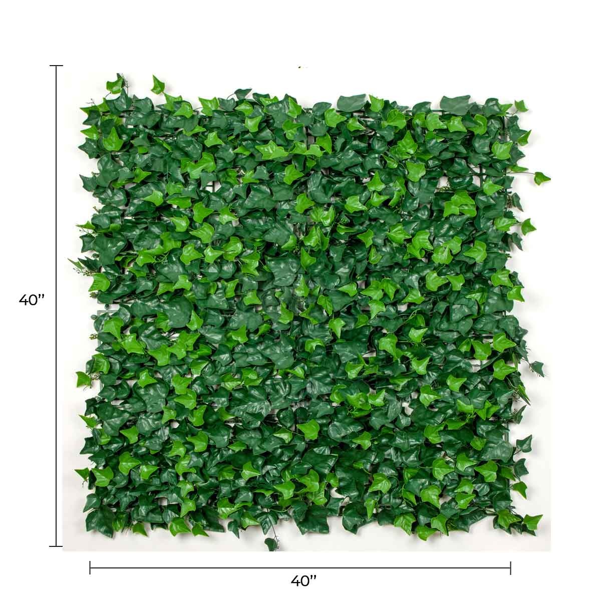 Artificial Boston Ivy Green Wall 40" x 40" 11SQ FT Commercial Grade UV Resistant