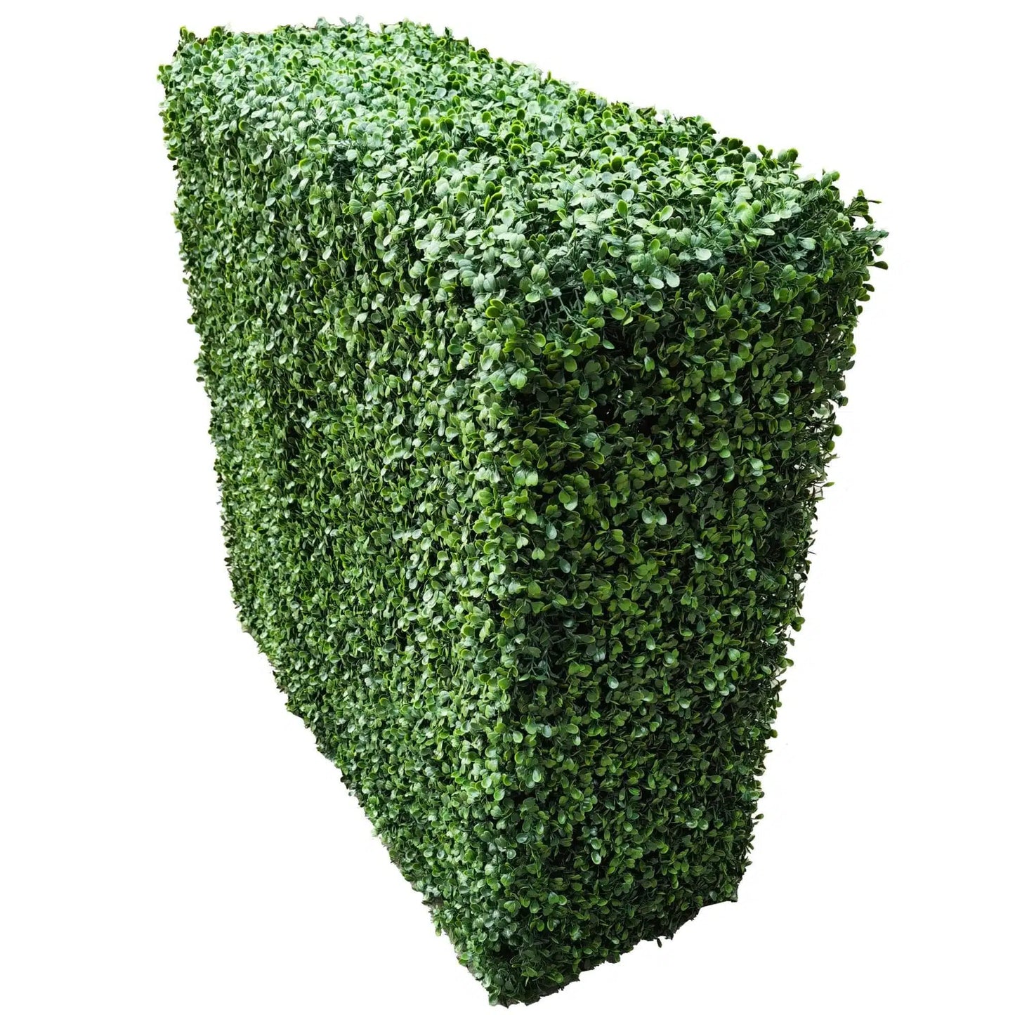 Premium Two Tone Green Artificial Boxwood Hedge 30"L x 30"H Commercial Grade UV Resistant