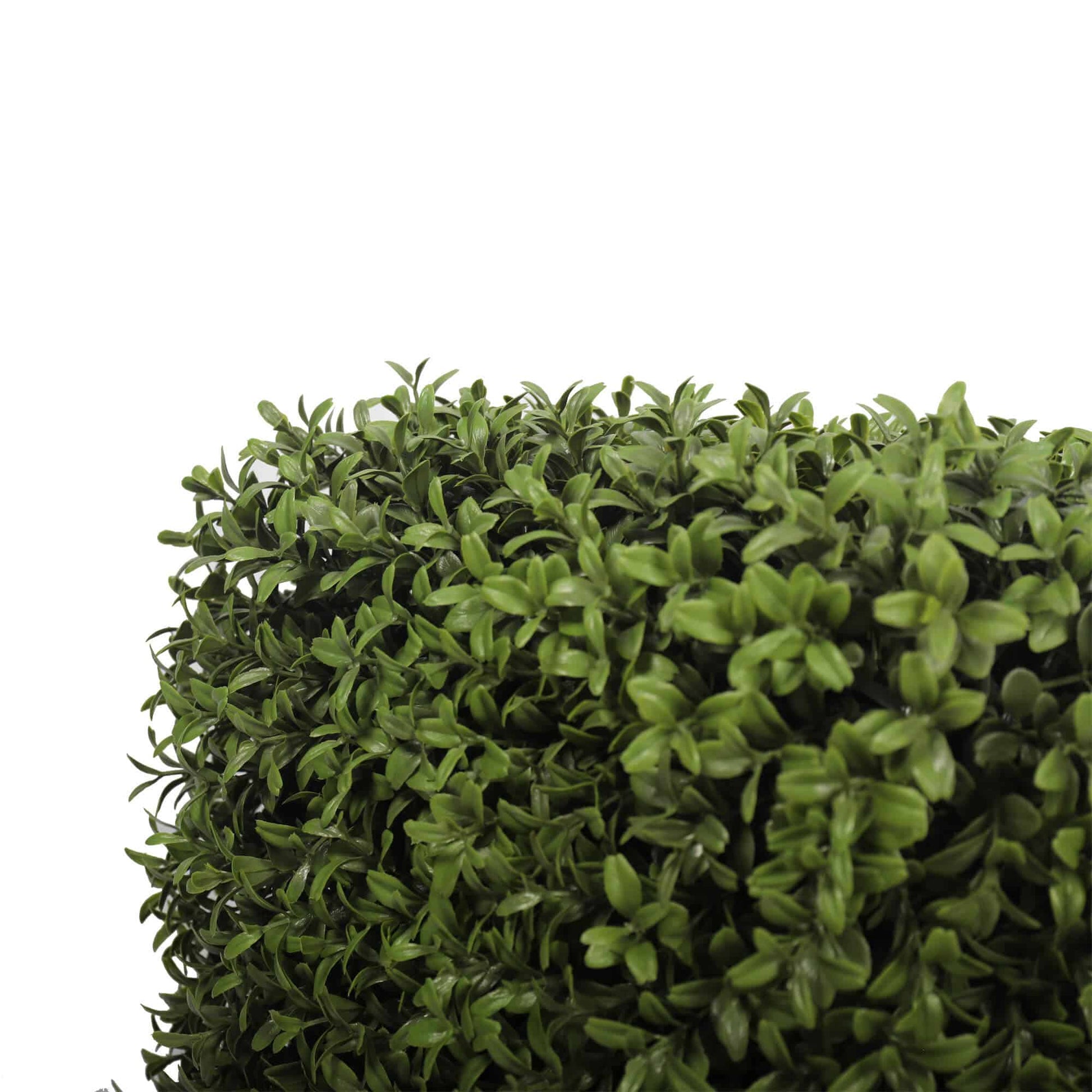 Premium Potted Artificial Square Topiary Plant 22" UV Resistant (Clearance)