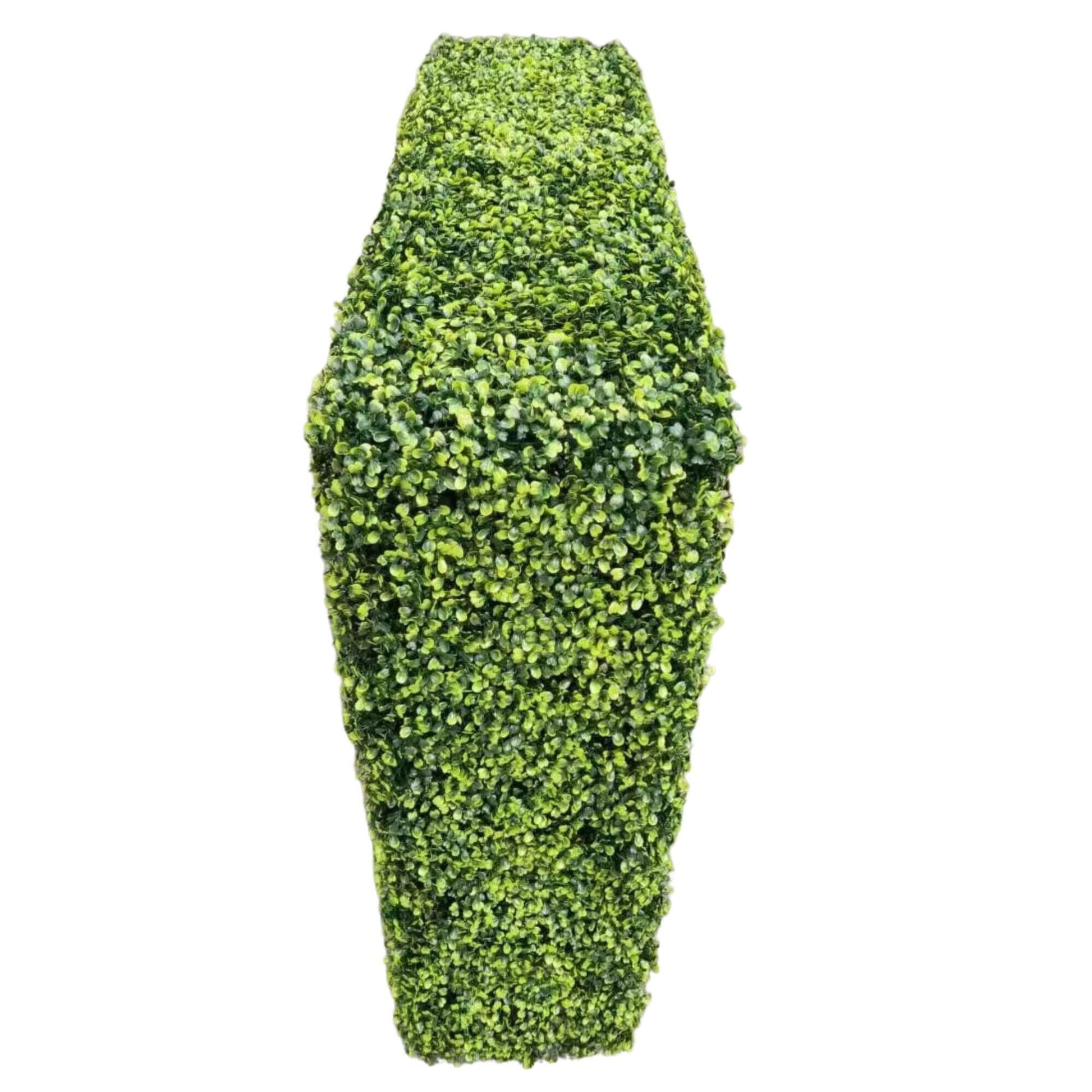 Premium Light Green Artificial Boxwood Hedge 30"L x 30"H Commercial Grade UV Resistant