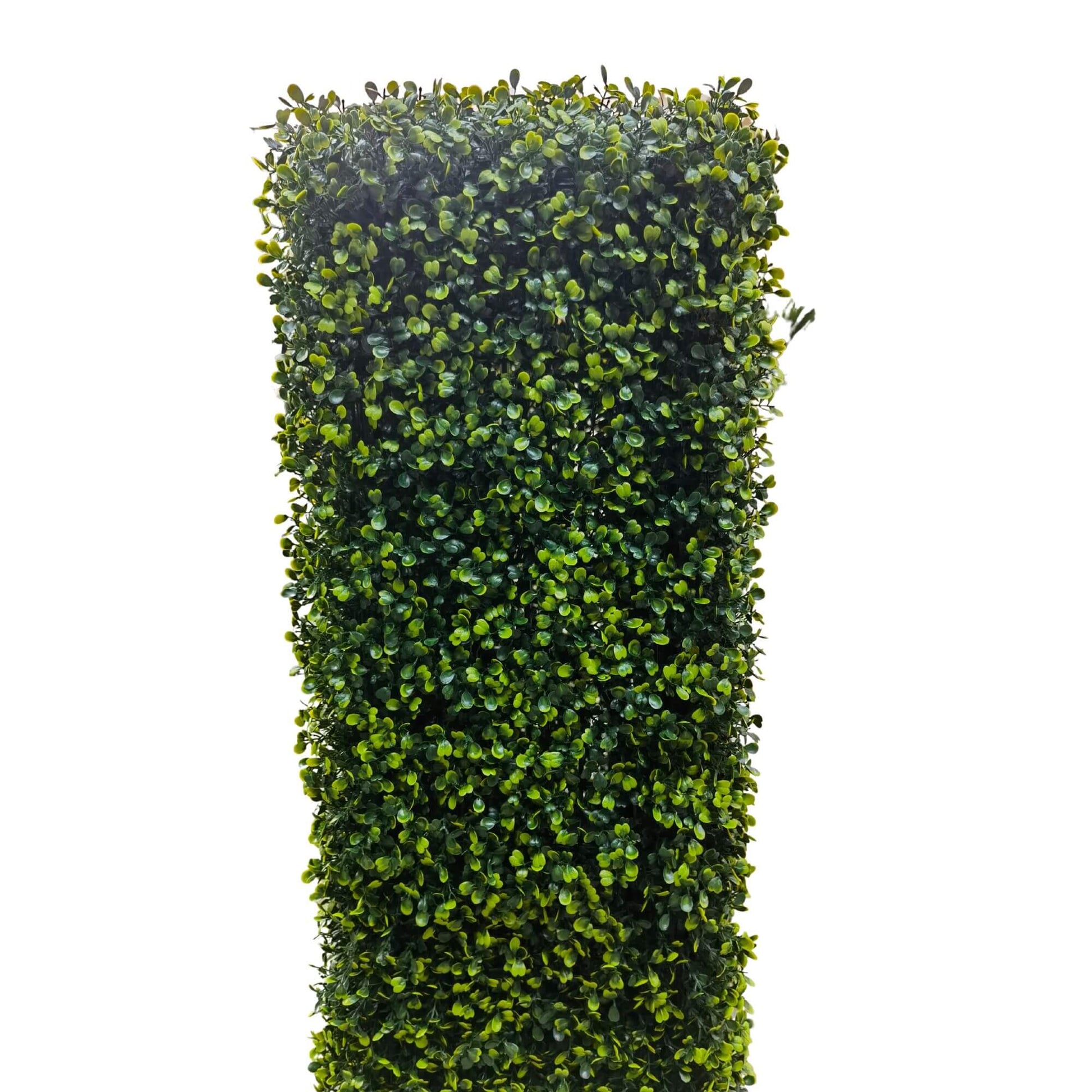 Premium Light Green Artificial Boxwood Hedge 30"L x 30"H Commercial Grade UV Resistant