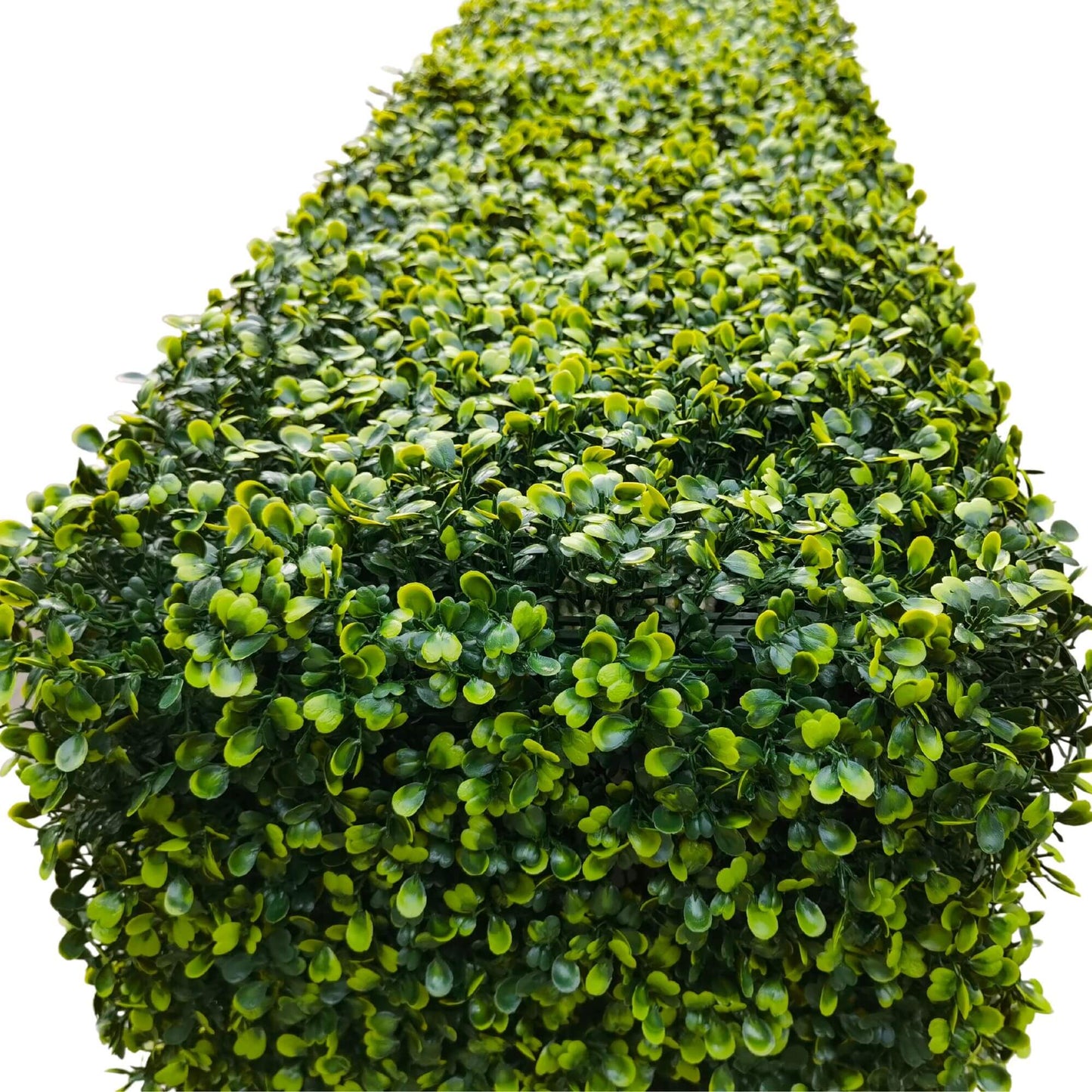 Premium Light Green Artificial Boxwood Hedge 30"L x 30"H Commercial Grade UV Resistant