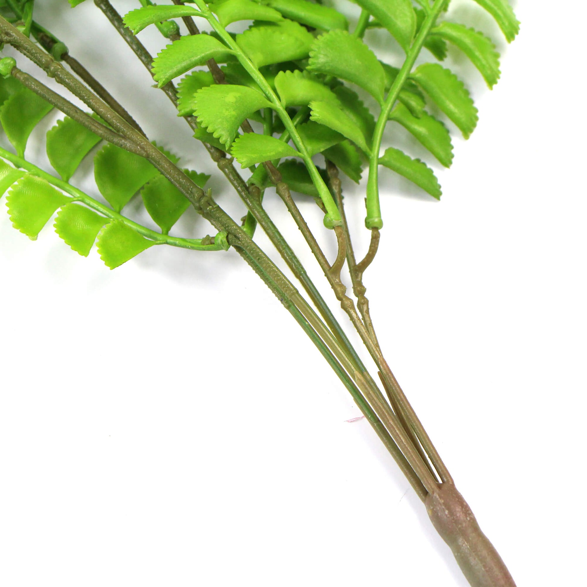 Artificial Dark Green Hanging Button Fern Plant 31" UV Resistant