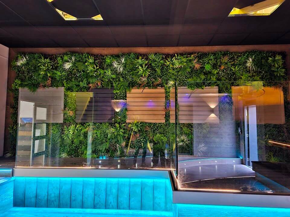 Luxury Wild Tropics Artificial Vertical Garden 40" x 40" 11SQ FT Commercial Grade UV Resistant