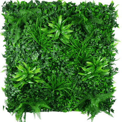 Sample Panel of Green Tropics Artificial Vertical Garden (Small Sample) Commercial Grade UV Resistant