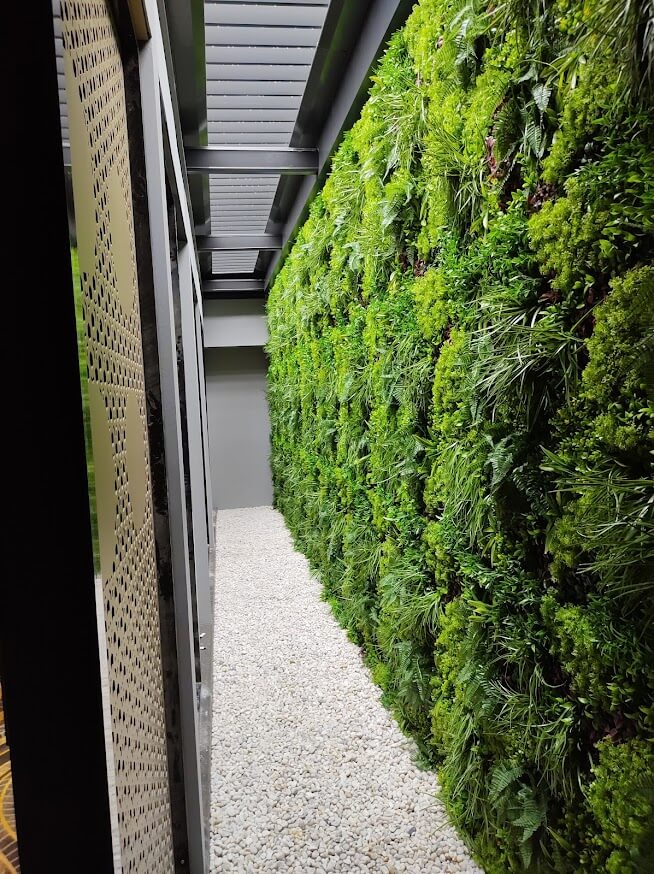 Sample Panel of Country Fern Artificial Vertical Garden (Small Sample) Commercial Grade UV Resistant