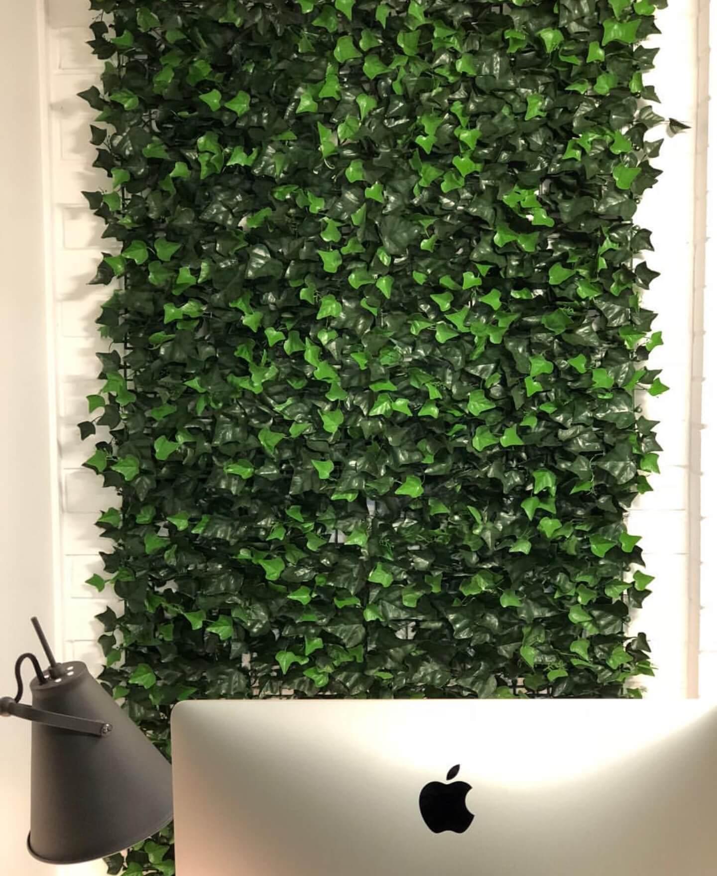 Artificial Boston Ivy Green Wall 40" x 40" 11SQ FT Commercial Grade UV Resistant