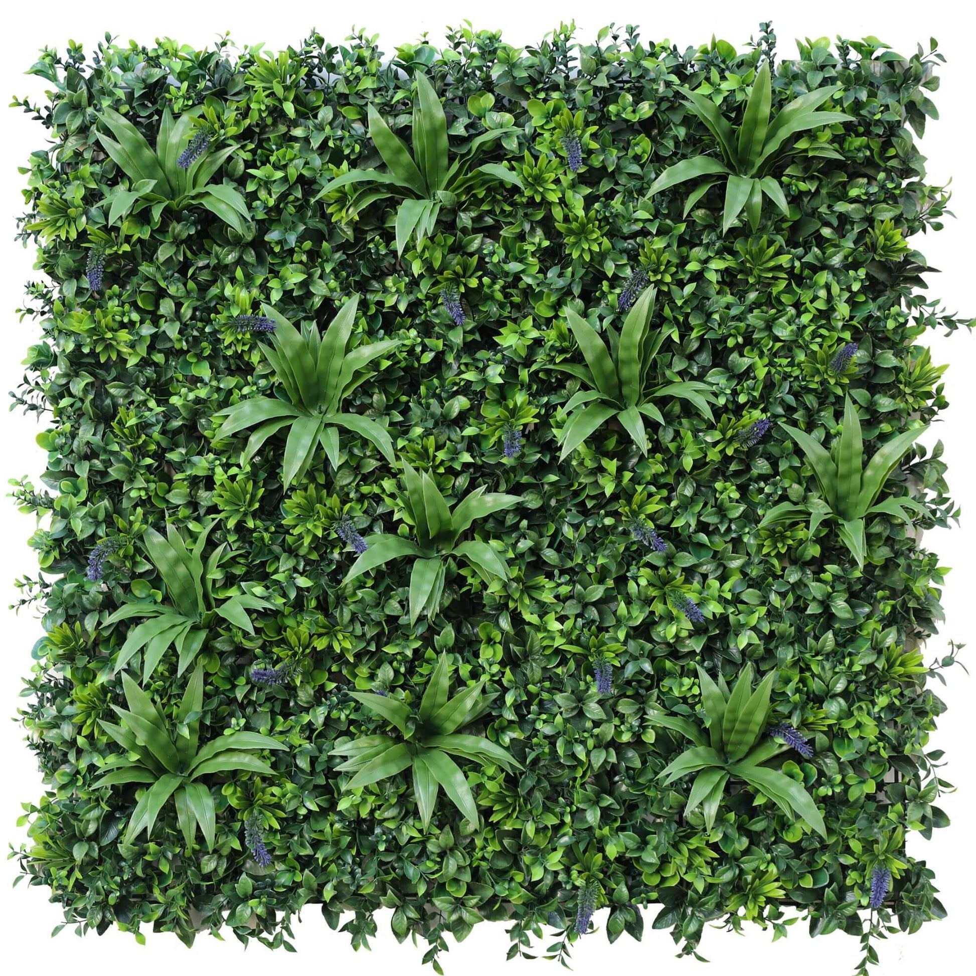 Luxury Lavender Fields Artificial Green Wall 40" x 40" 11SQFT Commercial Grade UV Resistant