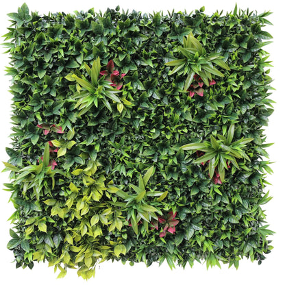 Sample Panel of Luxury Green Meadows Artificial Vertical Garden (Small Sample) Commercial Grade UV Resistant