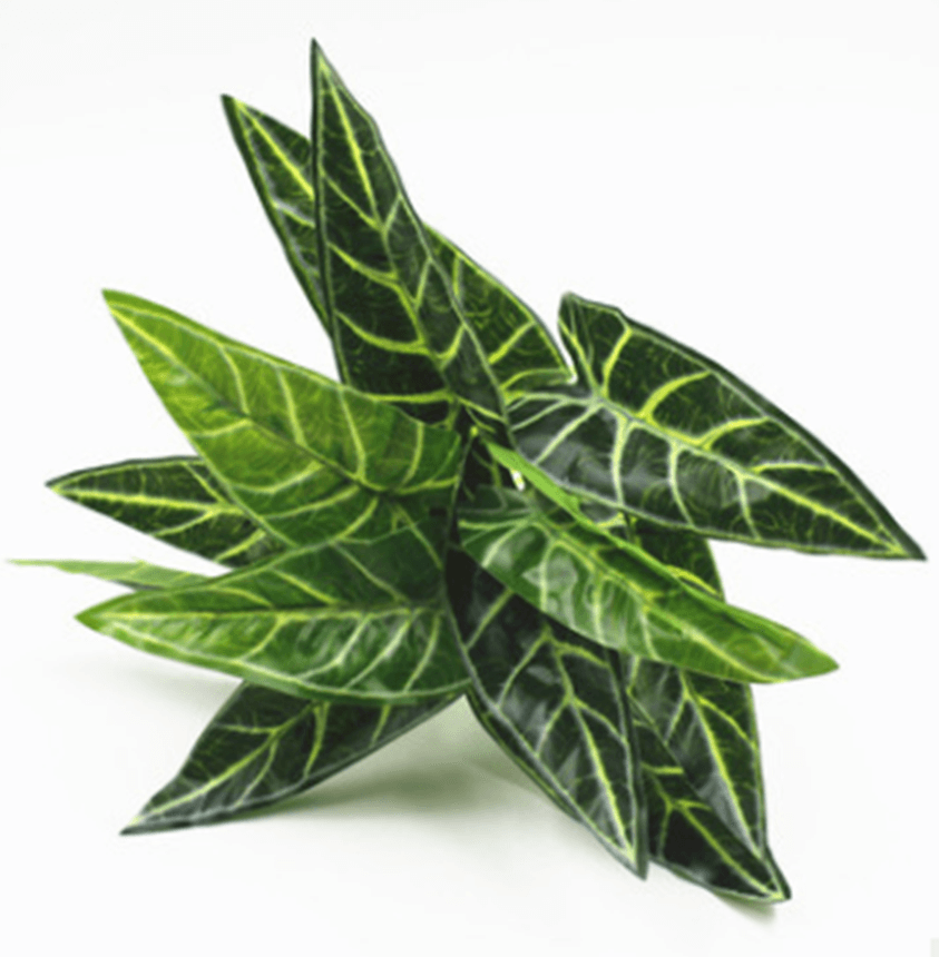 Artificial Zebra Plant Bush 11"