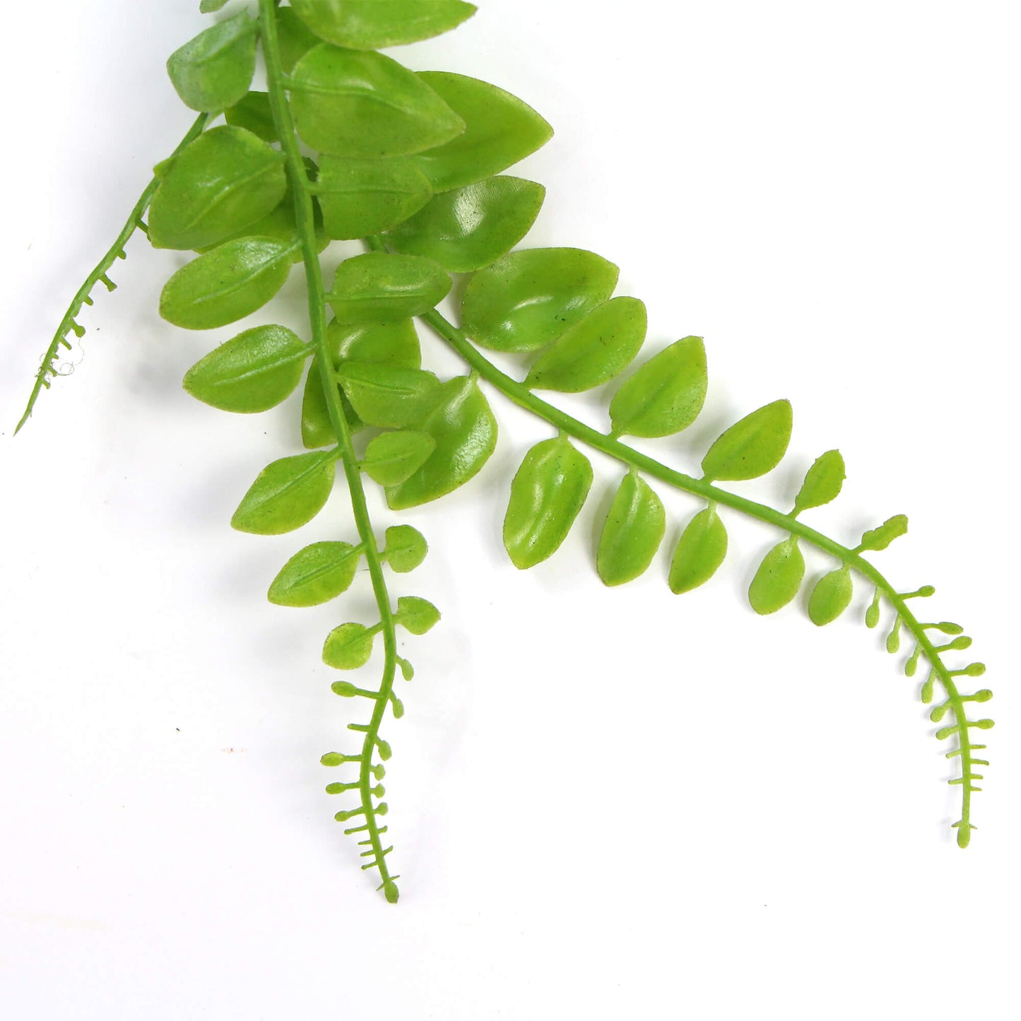 Artificial Light Green Hanging Button Fern Plant 31" UV Resistant