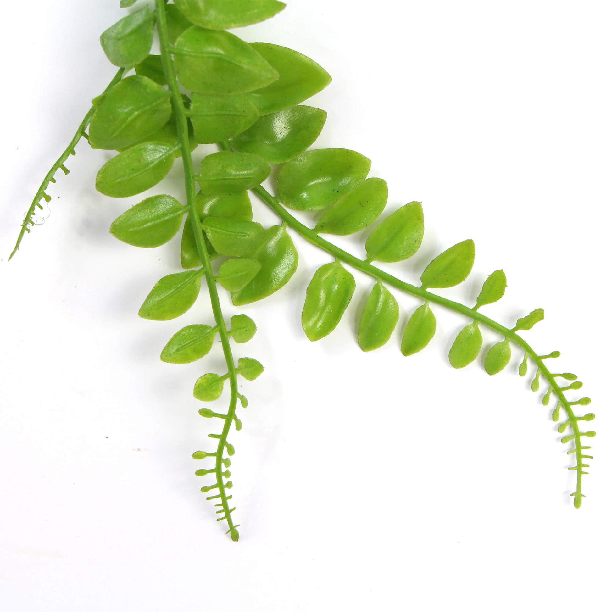 Artificial Light Green Hanging Button Fern Plant 31" UV Resistant