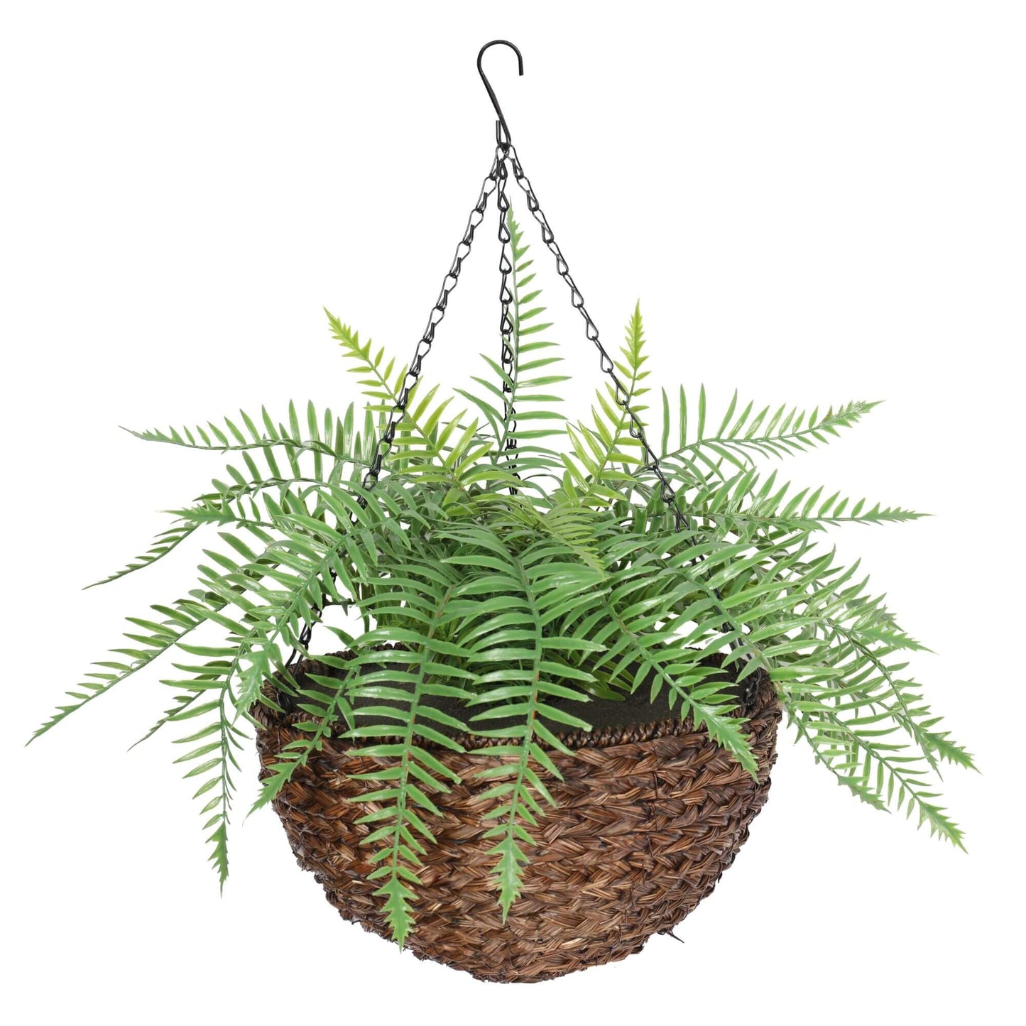 Medium Artificial Hanging Basket (Fern Hanging Basket) UV Resistant