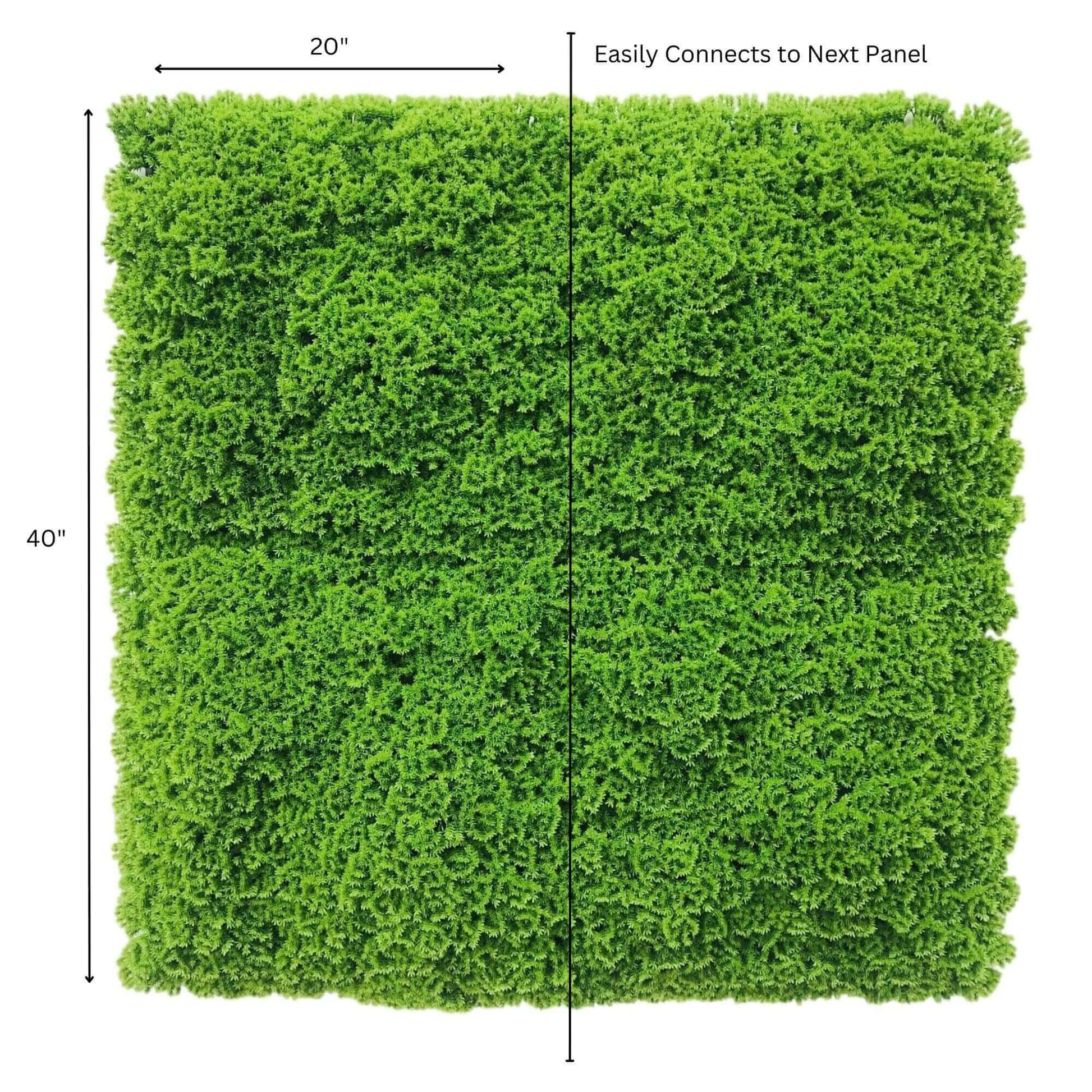 Faux Evergreen Moss Mat 33 SQ FT UV Resistant Commercial Grade UV Resistant