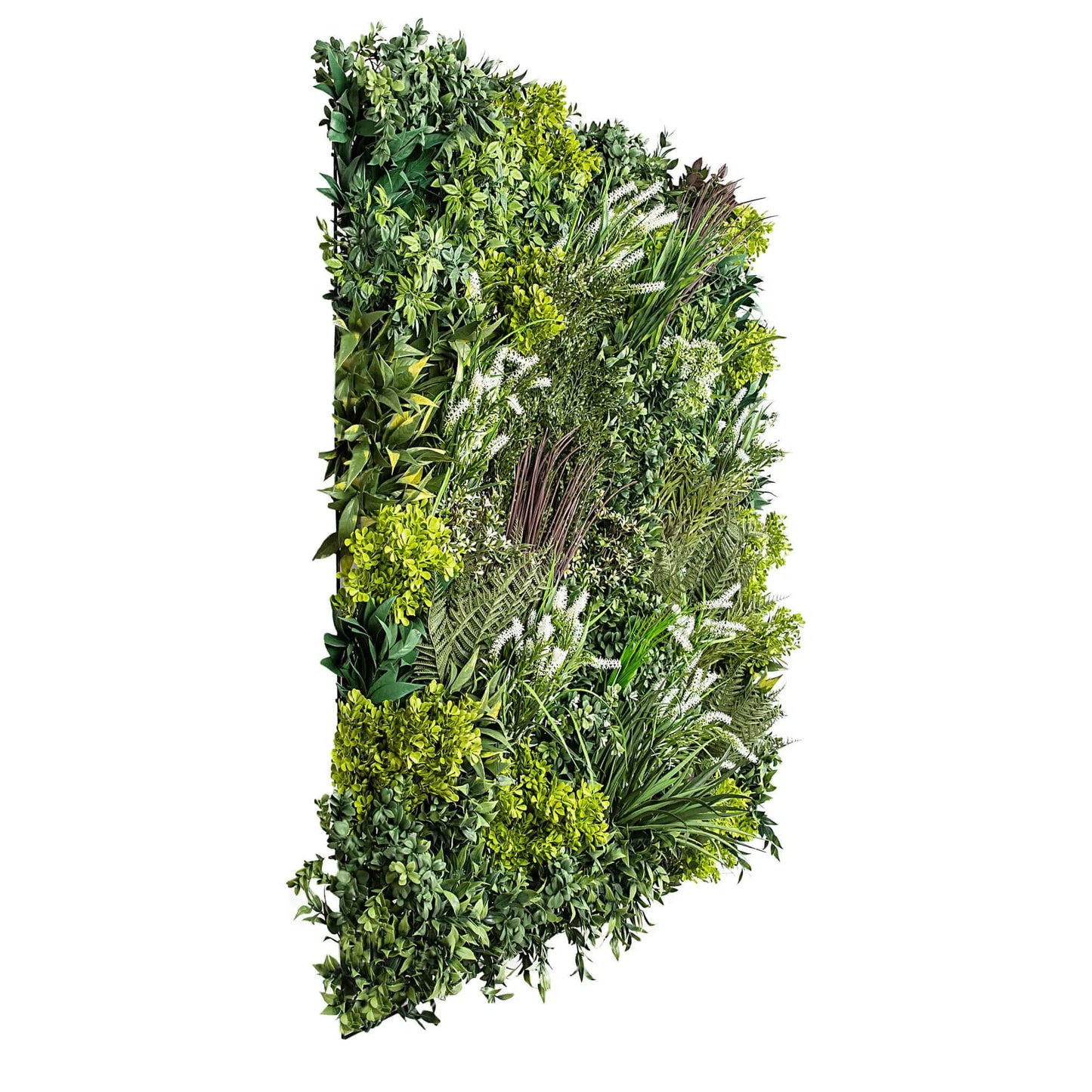 Luxury Garden of Eden 40" x 40" 11SQ FT Ultra Premium Metal Backed Commercial UV Green Wall NFPA Fire Resistant