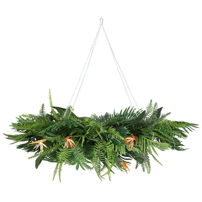 Stunning Hand-Made Tropical Artificial Plant Arrangement (Clearance)