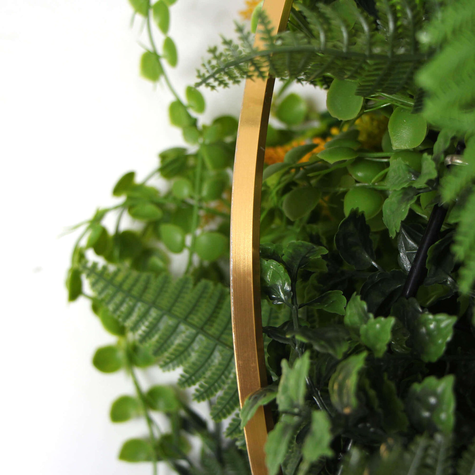 Imitation Premium Gold Artificial Hanging Green Wall Disc 15" (Limited Edition)