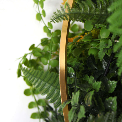 Imitation Premium Gold Artificial Hanging Green Wall Disc 15" (Limited Edition)