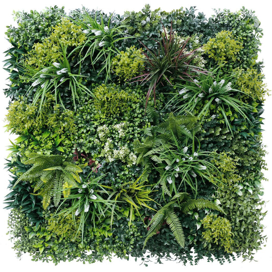 Ultra-Luxury Lush Spring Artificial Vertical Garden Green Wall 40" x 40" 11SQ FT Commercial Grade UV Resistant (Overstock Sale)