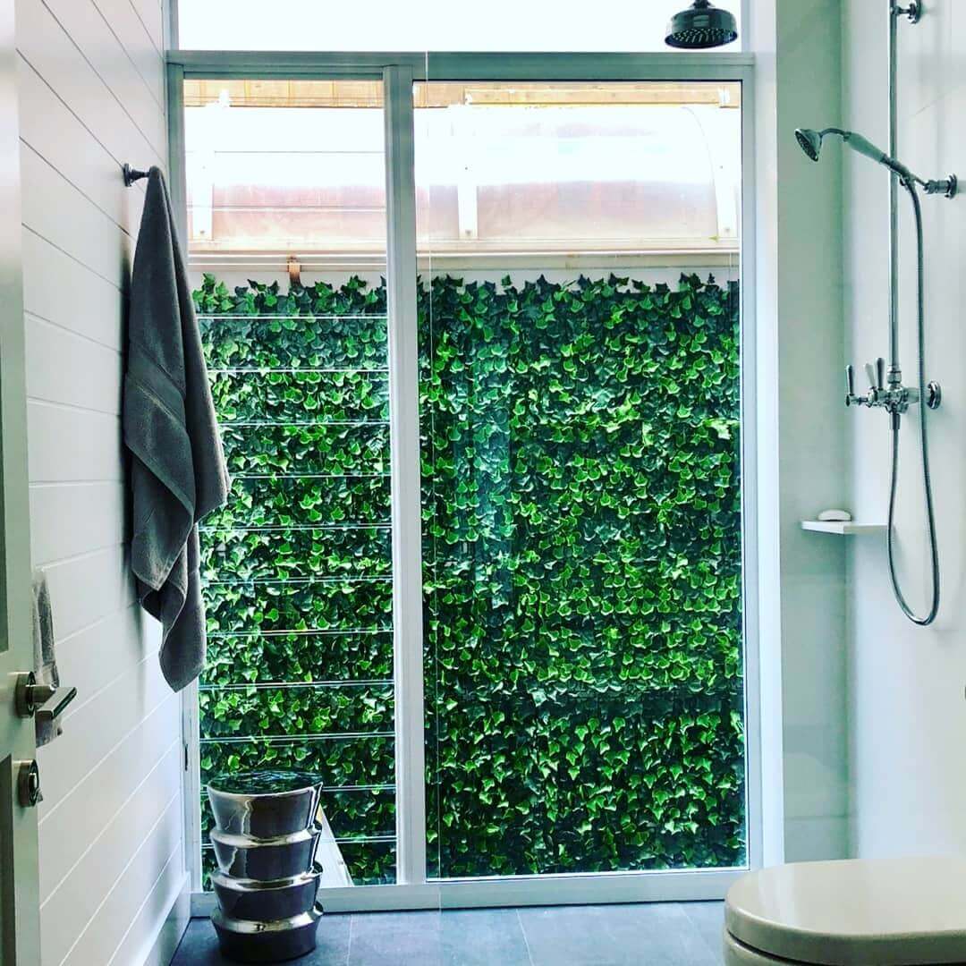 Artificial Boston Ivy Green Wall 33SQ FT Commercial Grade UV Resistant