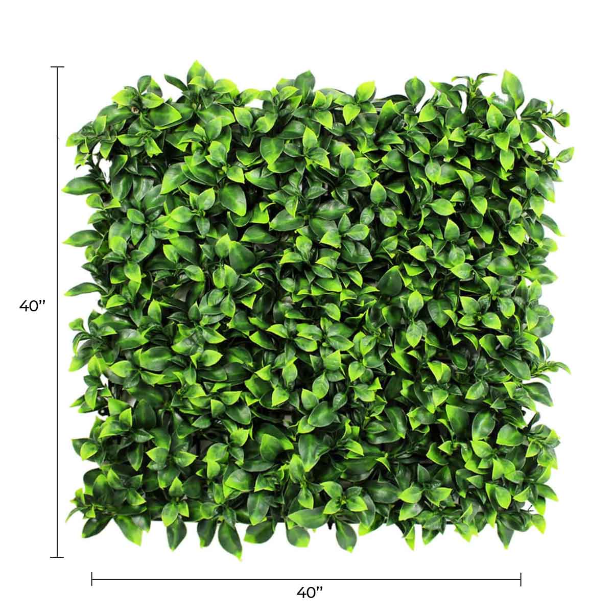 Jasmine Artificial Green Wall Set of 3 Pieces (40" x 40" Mats) 33SQFT Commercial Grade UV Resistant