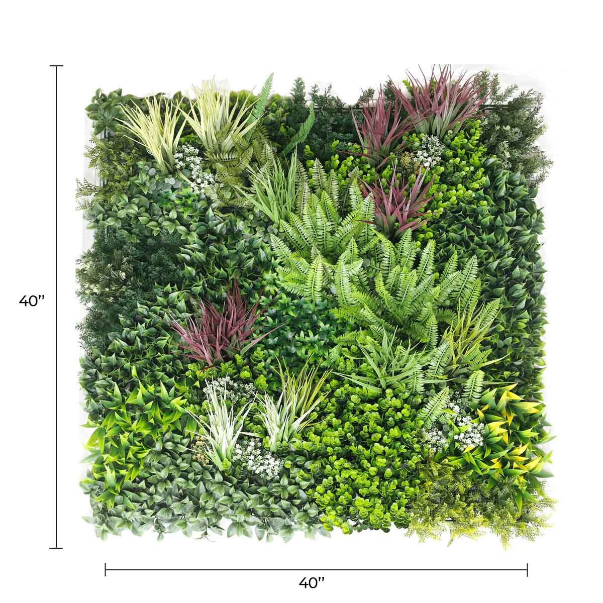 Sample Panel of Urban Greenery Artificial Vertical Garden (Small Sample) Commercial Grade UV Resistant