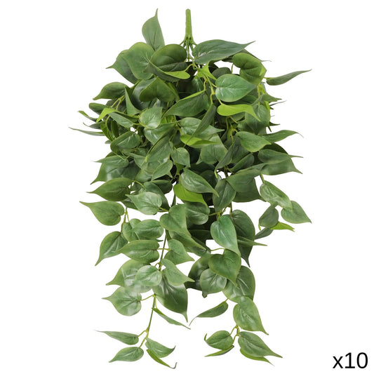 Nearly Real Artificial Philodendron Hanging Bush 30"