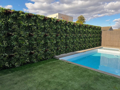 Ultra-Luxury Lush Spring Artificial Vertical Garden Green Wall 40" x 40" 11SQ FT Commercial Grade UV Resistant (Overstock Sale)