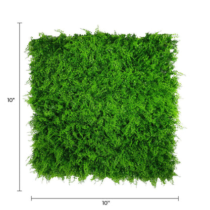 Sample Panel of Lush Fern Artificial Green Wall (Small Sample) Commercial Grade UV Resistant