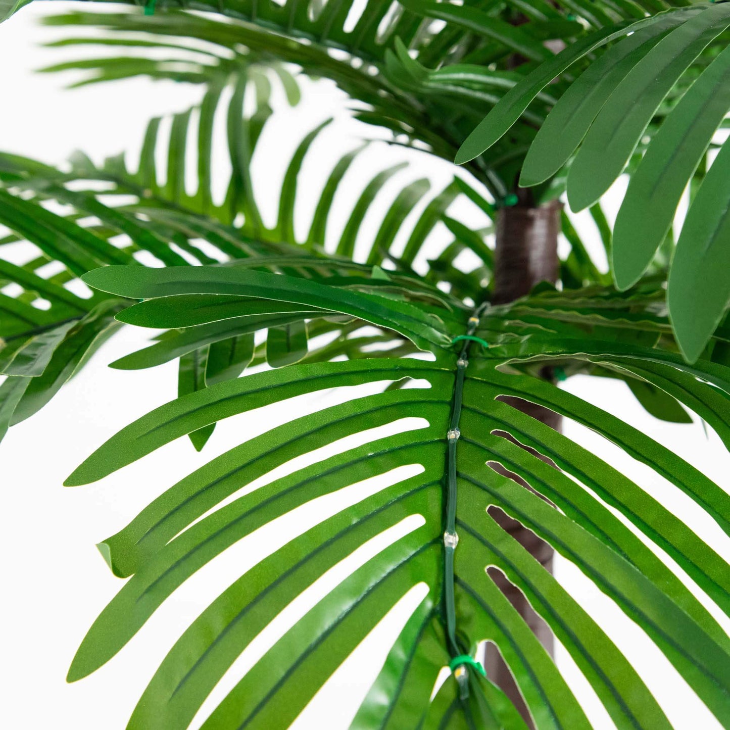 6ft UV Resistant Lighted Artificial Palm Tree with 206 Warm White LED Lights (Indoor/Outdoor)