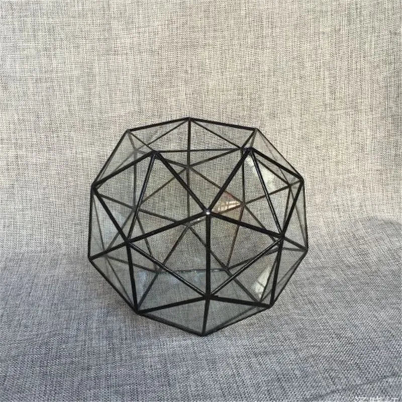 Geometric Glass Terrariums