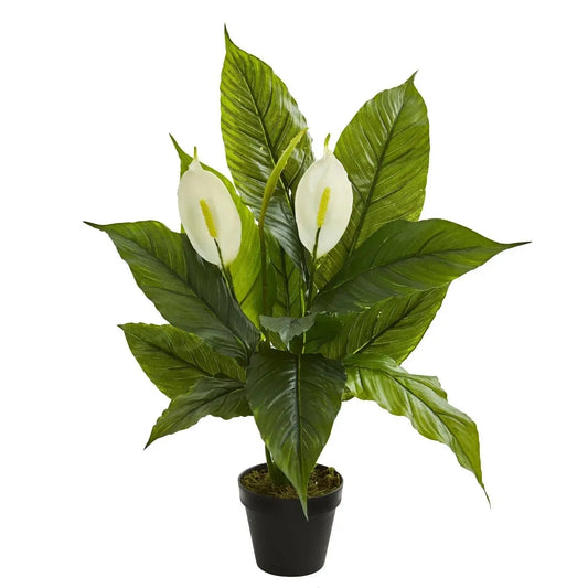 26" Spathiphyllum Artificial Plant (Real Touch)