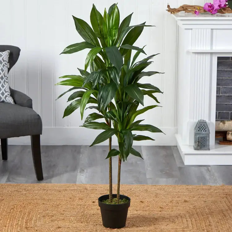 48" Dracaena Silk Plant (Real Touch)