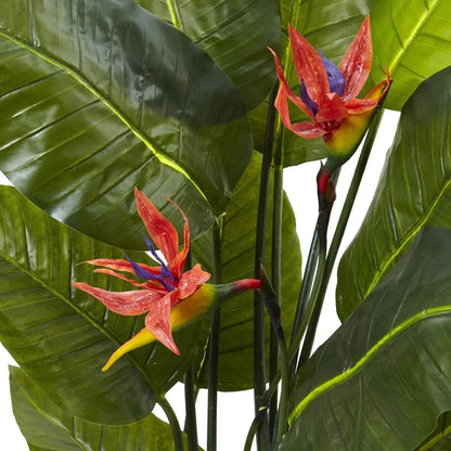 58" Bird of Paradise Plant (Real Touch) w/15 Lvs